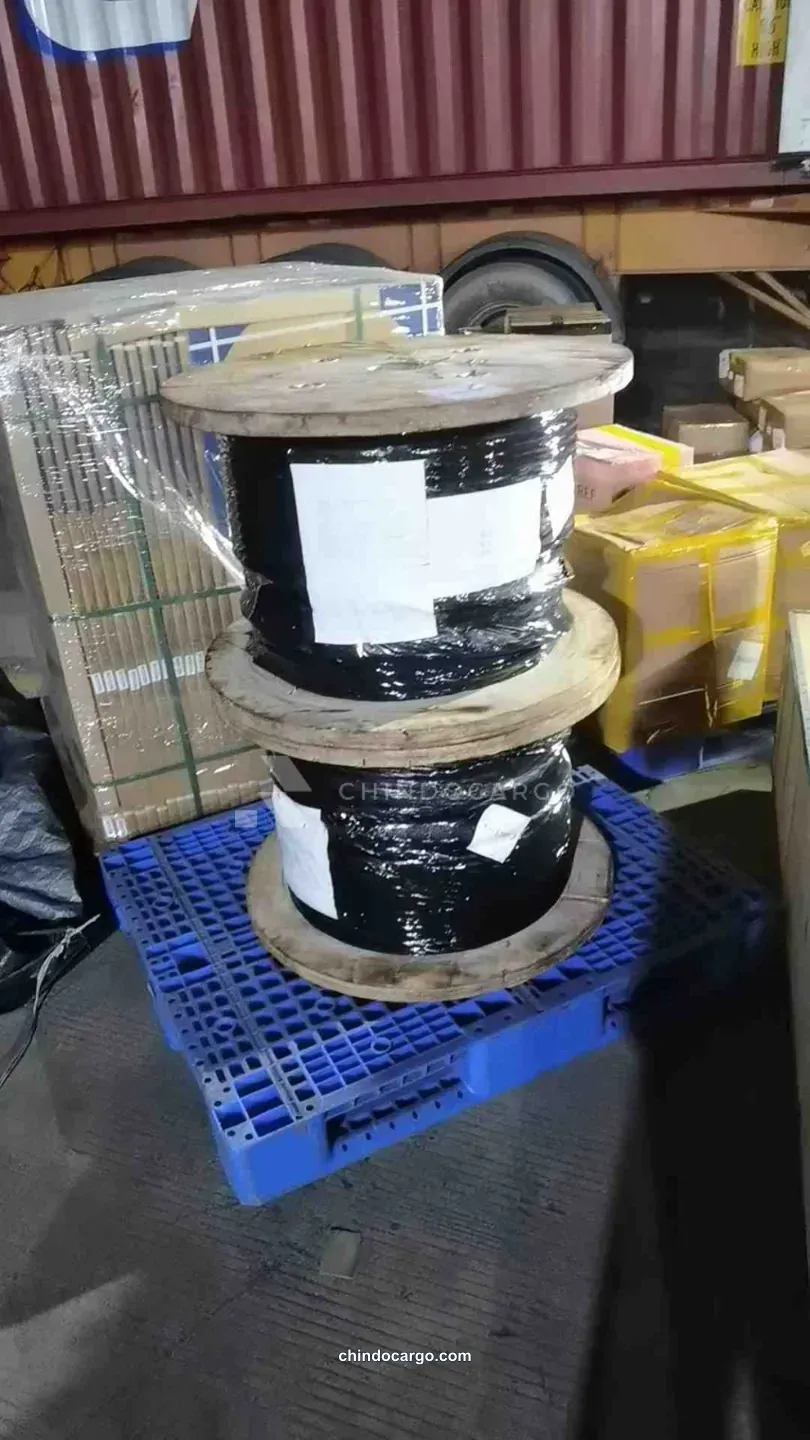 Material rolls in packaging